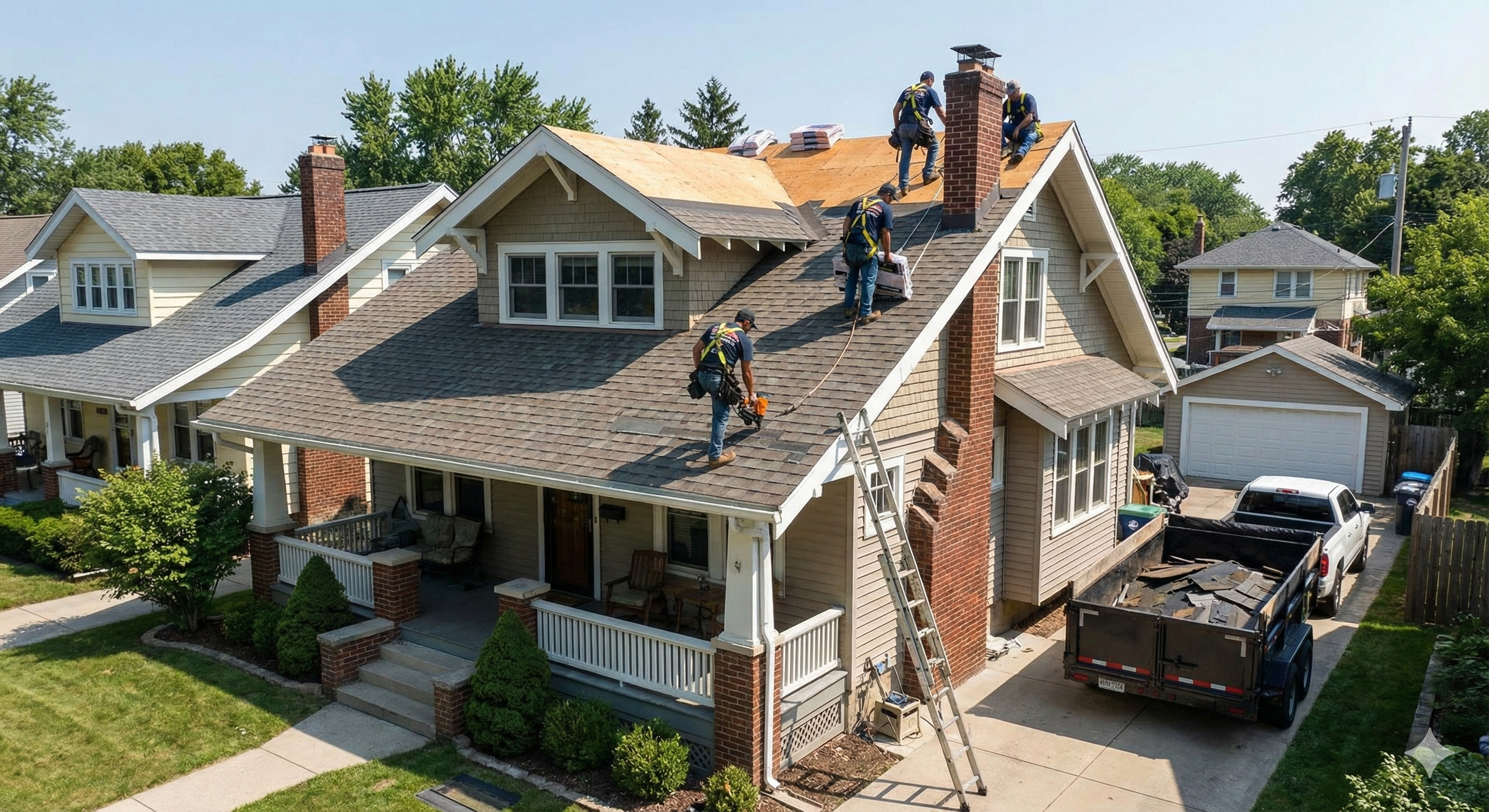 skilled residential roof installation by Thermo Shield Roofing Pro